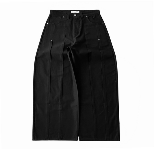 4L tailored pants NOIR